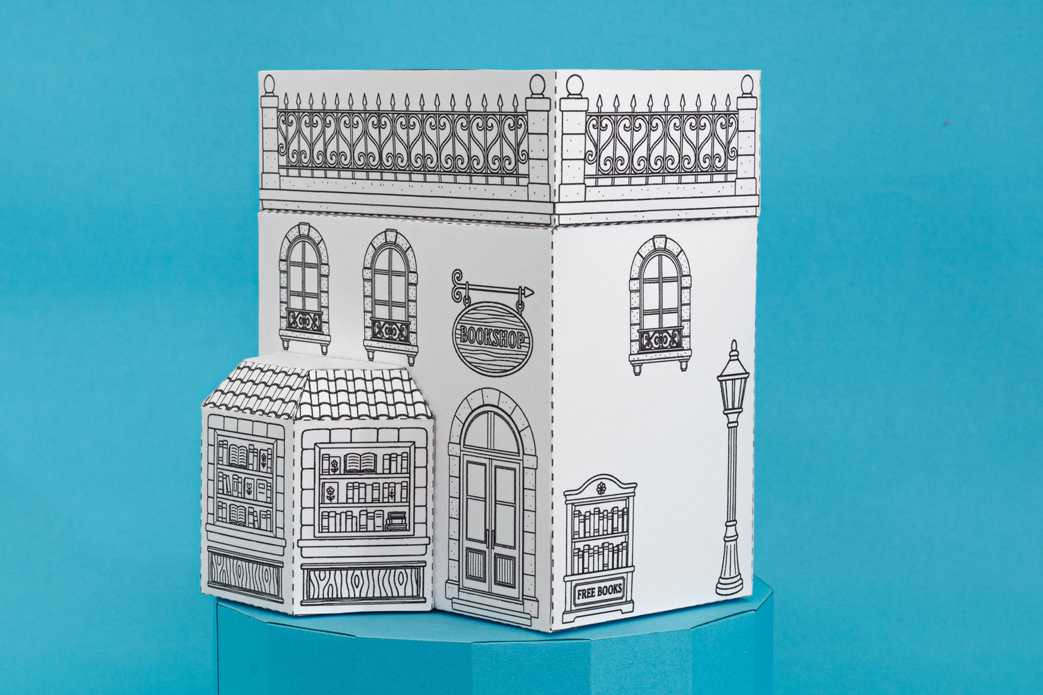 Printable-3D-Book-shop-to-Color-and-Build-003