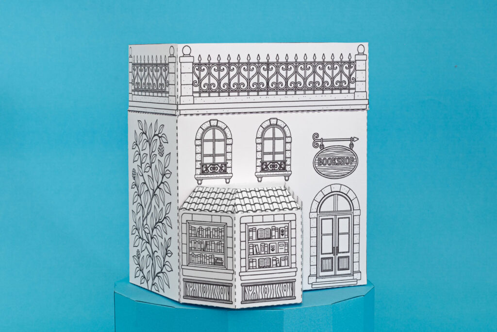 printable 3D bookstore