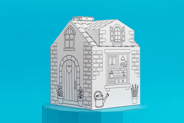 printable 3D house with attic