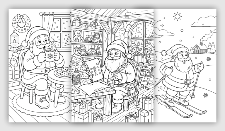 Santa Claus Coloring Pages