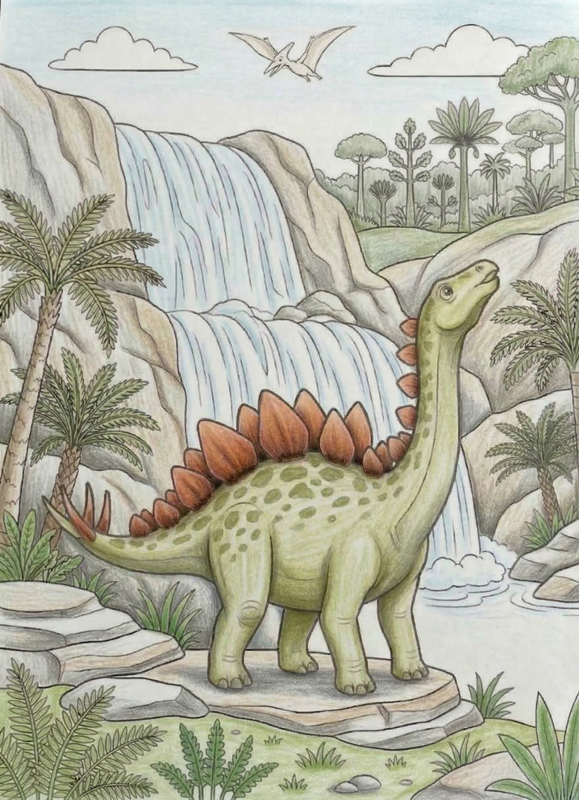Stegosaurus 006
