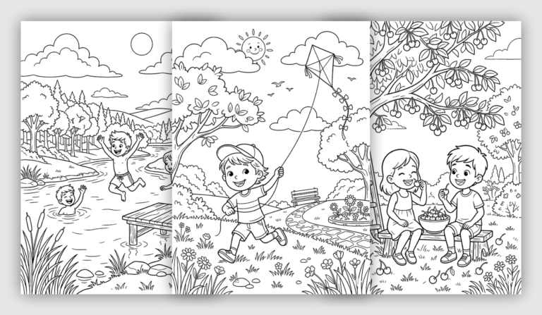 Summer Coloring Pages