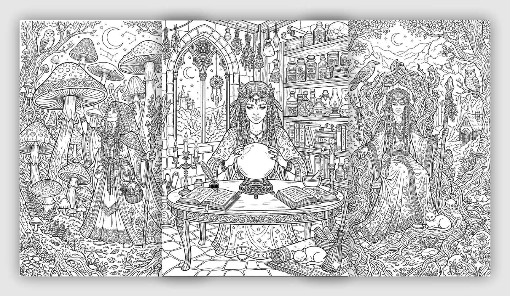 Whitch Coloring Pages
