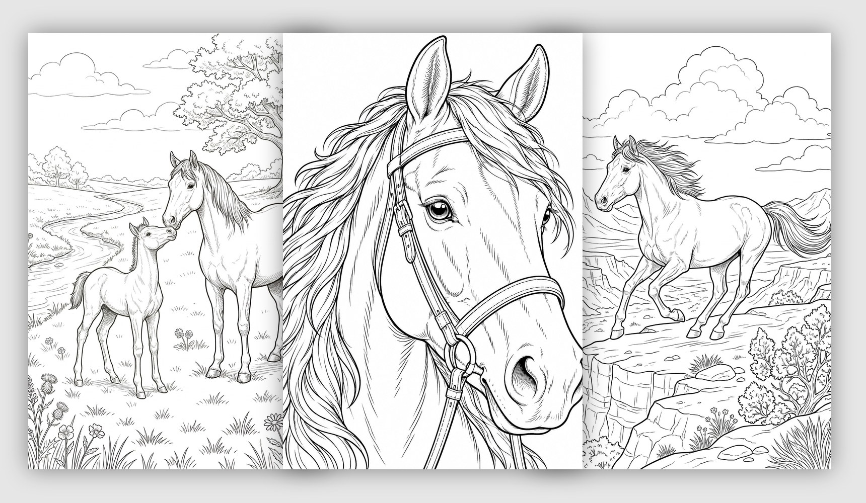 coloring page navigation card
