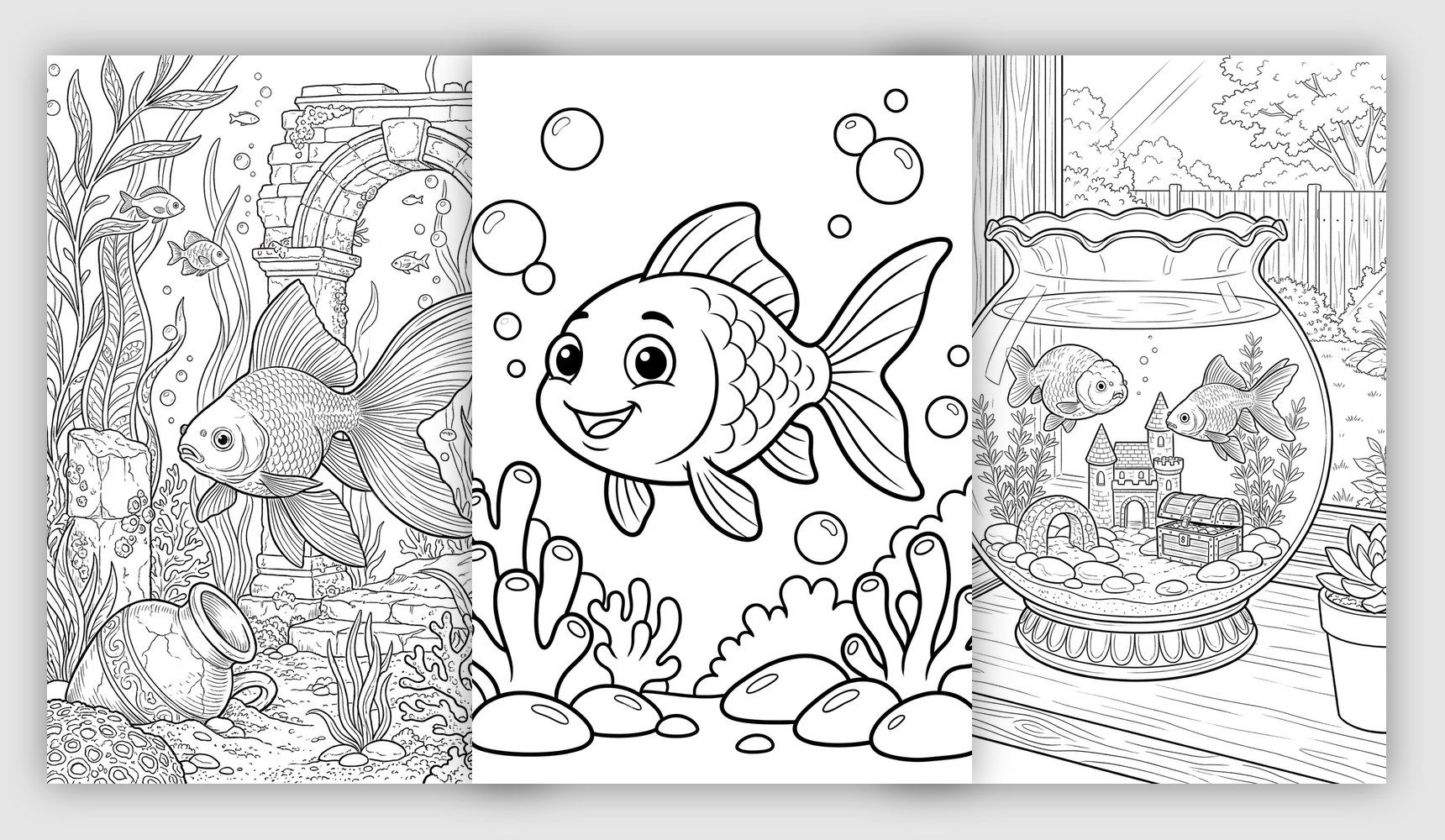 Goldfish Coloring Pages