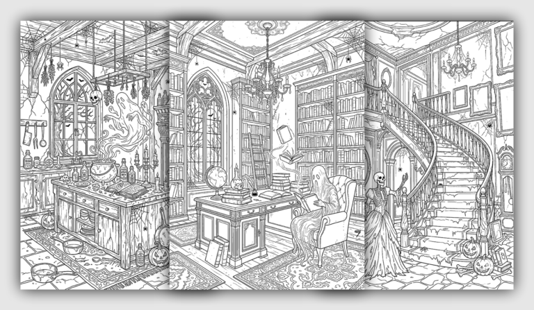 Haunted House Interiors for Adults