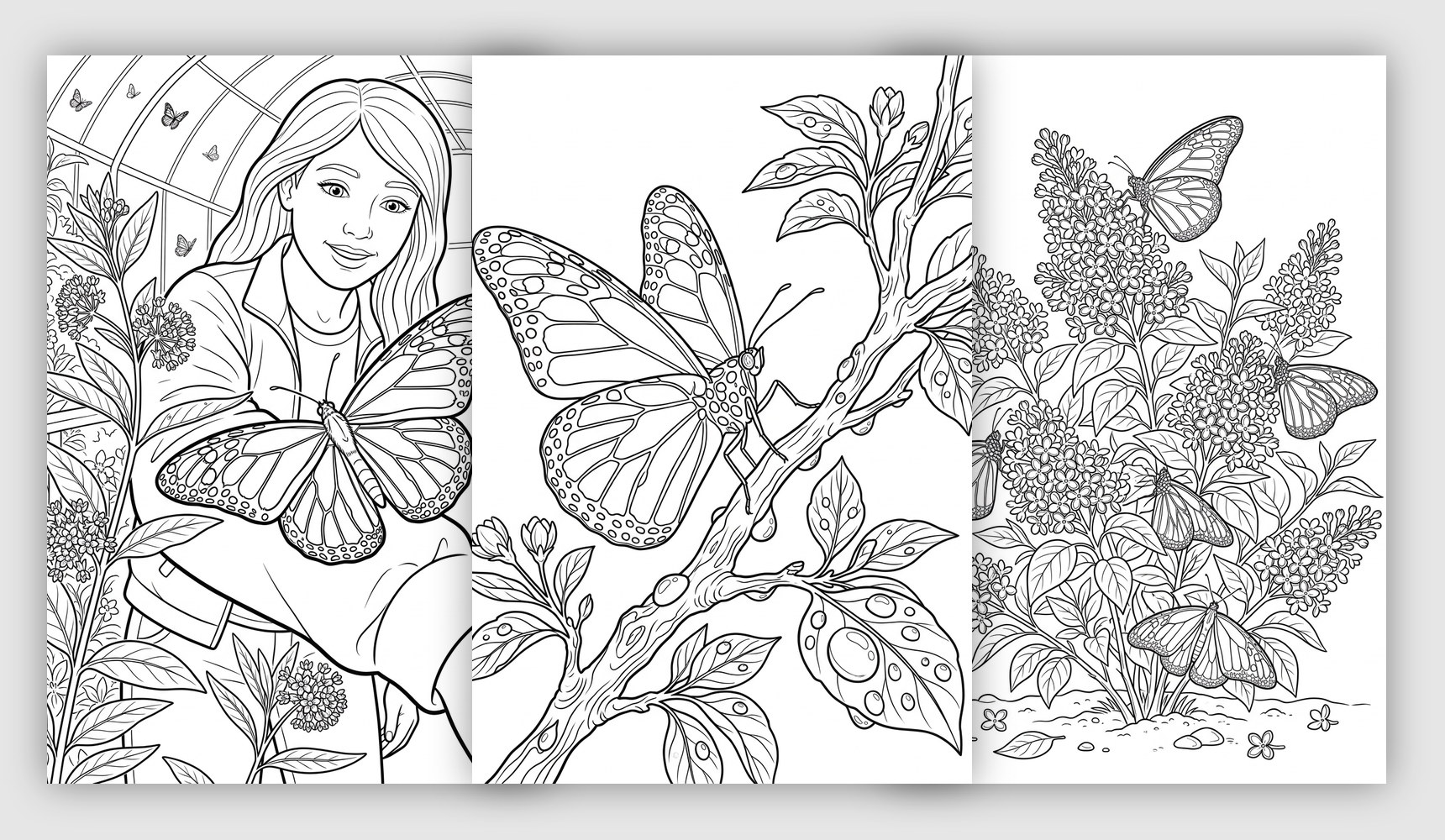 Monarch Butterfly Coloring Pages