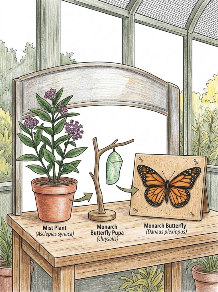Monarch butterfly coloring pages sample 03 coloring page